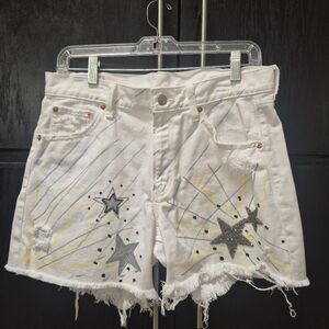 Gap White Denim Shorts Size 27 Never Worn